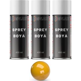 Replax Ral 1007 Koyu Nergiz Sarı 3x400 ml Sprey Boya