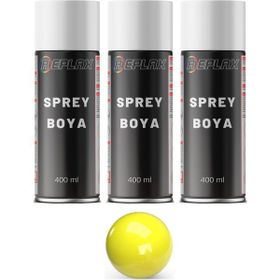 Replax Ral 1018 Çinko Açık Sarı 3x400 ml Sprey Boya