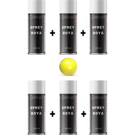 Replax Ral 1018 Çinko Açık Sarı 6x400 ml Sprey Boya