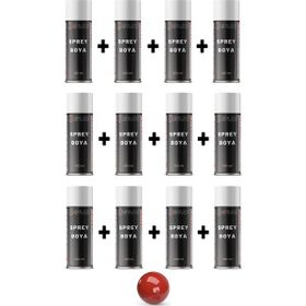 Replax Ral 3000 Ateş Kırmızı 12x400 ml Sprey Boya