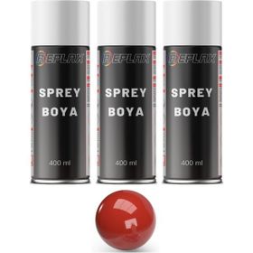 Replax Ral 3000 Ateş Kırmızı 3x400 ml Sprey Boya