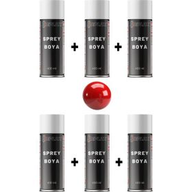 Replax Ral 3020 Trafik Kırmızı 6x400 ml Sprey Boya