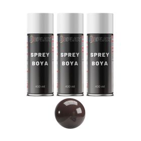 Replax Ral 8017 Çikolata Kahverengi 3x400 ml Sprey Boya