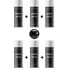 Replax Ral 9005 Parlak Siyah 6x400 ml Sprey Boya