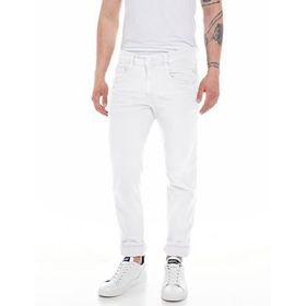 Replay 001 Anbass Beyaz Erkek Jeans Pantolon