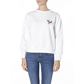 Replay 001 Beyaz Kadın Sweatshirt