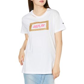 Replay 001 Beyaz Kadın T-Shirt