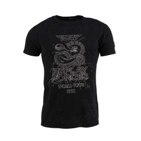 Replay 098 Black Erkek T-Shirt