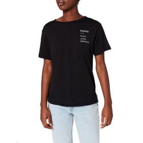 Replay 098 Black Kadın T-Shirt