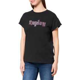 Replay 098 Black Kadın T-Shirt