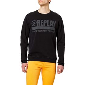 Replay 098 Siyah Erkek Sweatshirt