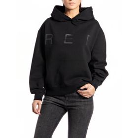 Replay 098 Siyah Kapüşonlu Kadın Sweatshirt