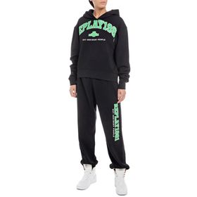 Replay 098 Siyah Kapüşonlu Kadın Sweatshirt