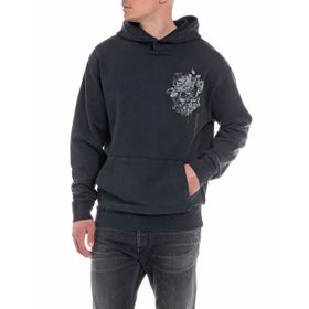Replay 099 Kapüşonlu Blackboard Erkek Sweatshirt
