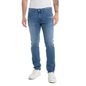 Replay Anbass Slim-Fit Power Stretch ile 007 Koyu Mavi Erkek Kot Pantolon