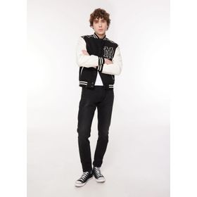 Replay M1021 098 Siyah Normal Bel Slim Tapered Denim Erkek Pantolon