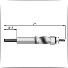 RESCAL ET060237 Mitsubishi Isıtma Bujisi