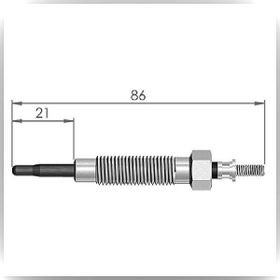RESCAL ET060237 Mitsubishi Isıtma Bujisi