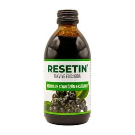 Resetin 250 ml Aronya ve Siyah Üzüm Ekstraktı Takviye Edici Gıda