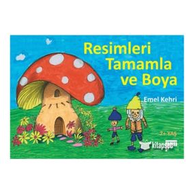 Resimleri Tamamla ve Boya 7+ Yaş - Pan Yayıncılık