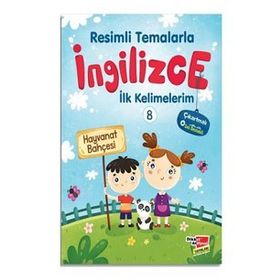 Resimli Temalarla İngilizce İlk Kelimelerim 8 - Hayvanat Bahçesi - Dikkat Atölyesi Yayınları