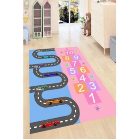 Resmiro MRC1636 Yol ve Sek Tasarımlı Dijital Baskılı Halı
