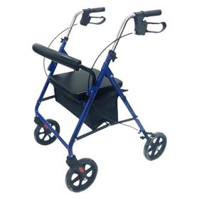 Respirox RR-02 Mavi Katlanabilir Alüminyum Rolatör