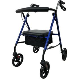 Respirox RR-02 Mavi Katlanabilir Alüminyum Rolatör