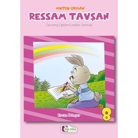 Ressam Tavşan 8 - Mor Elma Yayıncılık