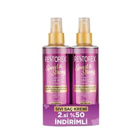 Restorex 200 ml Sıvı Saç Kremi + 200 ml Sarmaşık Özlü Yumuşaklık ve Parlaklık Kolay Tarama Sıvı Saç Kremi