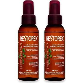 Restorex 2x100 ml Sağlıklı Uzama Etkili Saç Bakım Yağı