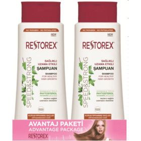 Restorex 2x500 ml Kuru ve Yıpranmış Saçlar Şampuan