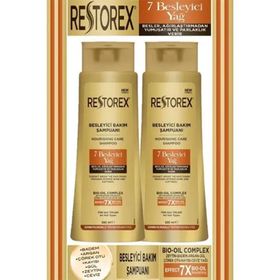 Restorex 7 Besleyici Yağ Etkili 2x500 ml Şampuan