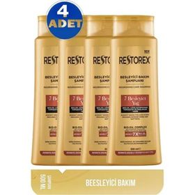 Restorex 7 Besleyici Yağ Etkili 4x500 ml Şampuan