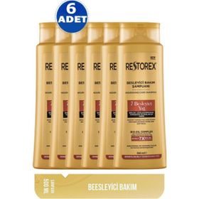 Restorex 7 Besleyici Yağ Etkili 6x500 ml Şampuan