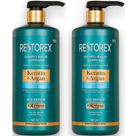 Restorex Keratin Argan 2x900 ml Onarıcı Bakım Şampuan