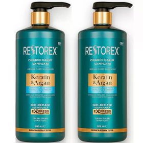 Restorex Keratin Argan 2x900 ml Onarıcı Bakım Şampuan
