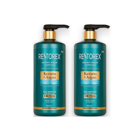 Restorex Keratin Argan 2x900 ml Onarıcı Bakım Şampuan