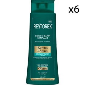 Restorex Keratin Argan 6x500 ml Şampuan