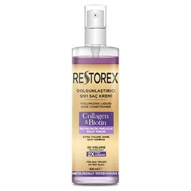 Restorex Kolajen ve Biotin 200 ml Sprey Dolgunlaştırıcı Sıvı Saç Kremi