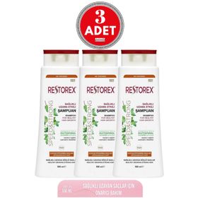 Restorex Kuru ve Yıpranan Saçlar İçin 3x500 ml Şampuan
