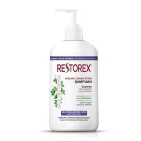 Restorex Kuru ve Yıpranmış Saçlar İçin Sağlıklı Uzama Etkili 1000 ml Şampuan