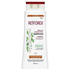 Restorex Kuru ve Yıpranmış Saçlar İçin Sağlıklı Uzama Etkili 2x500 ml Şampuan