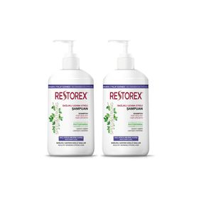 Restorex Saç Dökülmesine Karşı 2x1000 ml Şampuan