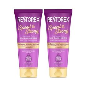 Restorex Speed & Strong 2x250 ml Saç Bakım Kremi