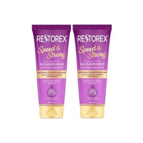 Restorex Speed & Strong 2x250 ml Saç Bakım Kremi