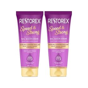 Restorex Speed & Strong 2x250 ml Saç Bakım Kremi