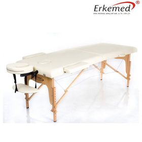 RestPro Classic 2 Krem Renk Katlanabilir Masaj Masası