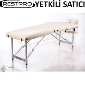 RestPro Vip 2 Krem Renk Katlanabilir Masaj Masası