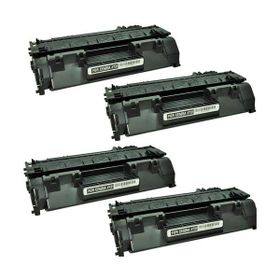 Retech HP 80A-CF280A Toner Muadil Yazıcı Kartuş 4 Lü Ekonomik Paket Siyah